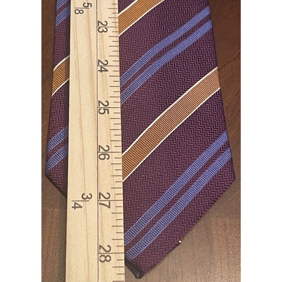 J.P Tilford Hand Made 100% Silk Men’s Neck Tie Made In Italy - Picture 5 of 9